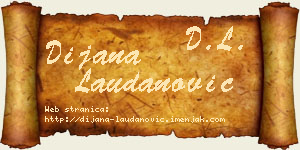 Dijana Laudanović vizit kartica
